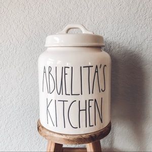 **SOLD** Rae Dunn Abuelita’s Kitchen Canister